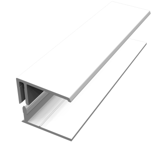 PVC Wood Effect Cladding 2 Part Edge Trim