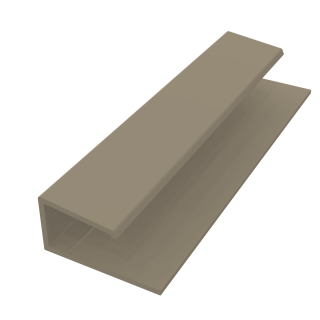 Universal Edge Trim - Argyl Brown 3m