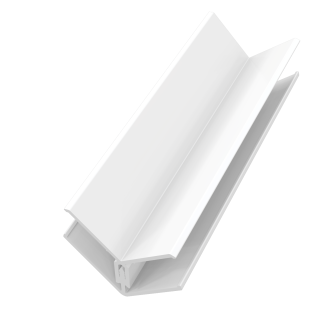 2 Part Internal Corner Trim - White