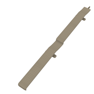 Butt Joint for 333mm Cladding - Argyl Brown
