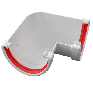 Freeflow Deep 90 Degree Bend - White