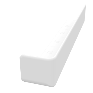 uPVC Fascia External Corner (Square Leg)