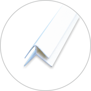 Geopanel PVC 5 mm External Corner White