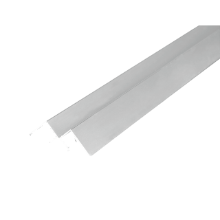Geopanel Aluminium 7.6mm Internal Corner Bright Silver-Chrome