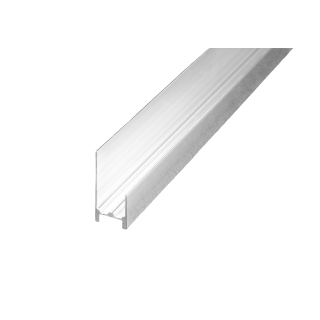 Geopanel Aluminium 7.6mm  Base Seal Trim White