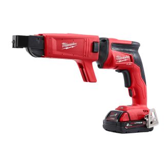 Milwaukee M18 Fuel Screw Gun With A Collated Attachment