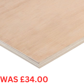 18mm Ply Chinese Hardwood (Structual) 8 x 4