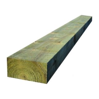 Green Treated Sleeper 100mm x 200mm x 2.4m