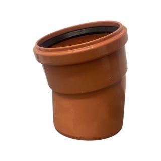 15 Deg. Single Socket Bend Underground 110mm