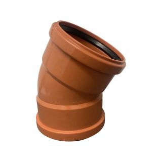 30 Deg. Double Socket Bend Underground 110mm