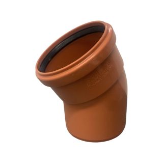 30 Deg. Single Socket Bend Underground 110mm
