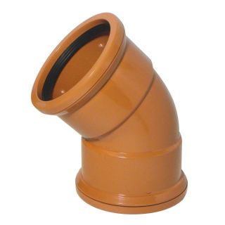 45 Deg. Double Socket Bend Underground 110mm