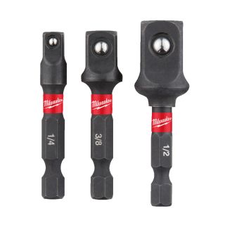 Milwaukee Shockwave Socket Adaptor Set - 3pcs