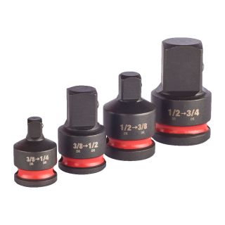 Milwaukee Shockwave Hex Socket Adaptor Set - 4pcs
