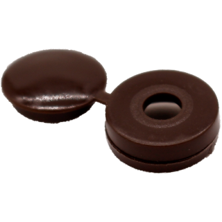 Brown Hinged Cover Cap 10-12mm