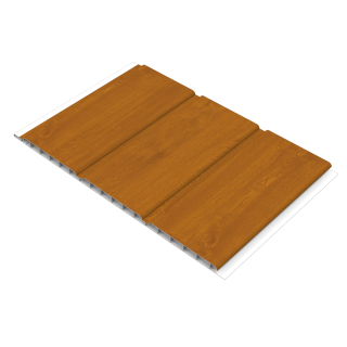 Guardian Non-UV Hollow Soffit WG Golden Oak