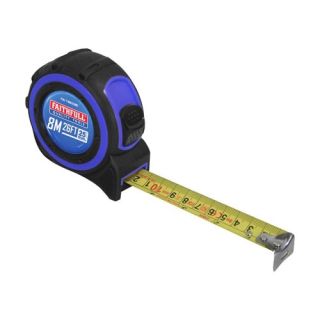 Faithfull Tape Measure 8M/26Ft 25Mm Blade