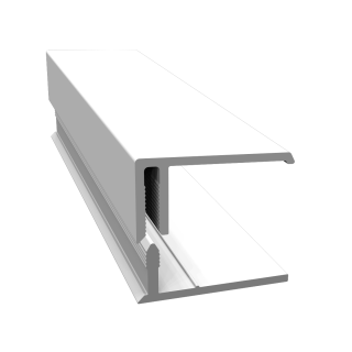 2 Part Internal Edge Trim - White 3m