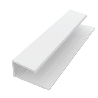 Universal Edge Trim - White 3m