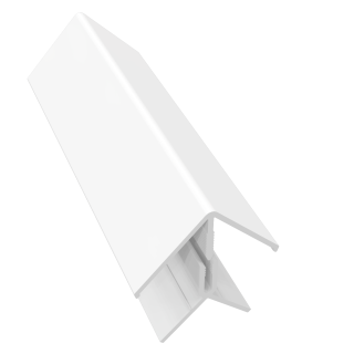 2 Part External Corner Trim - White 3m