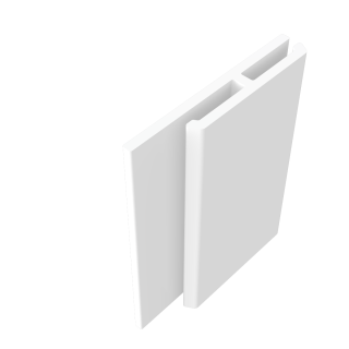 PVC Cladding 'H' Edge/Reveal Liner Extension Trim
