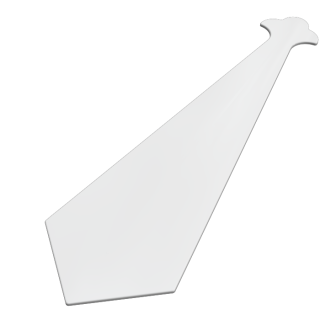 Finial Roofline Decor Moulding - White