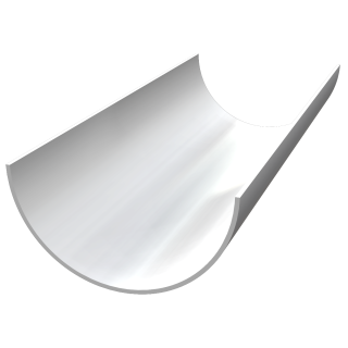 Freeflow 4 metre Round Gutter - White