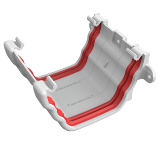 Freeflow Ogee Union Bracket - White