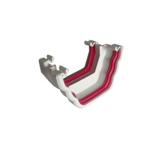 Freeflow Ogee to Square Gutter Adpt. - White