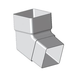 Freeflow Square 112' Offset Bend - White