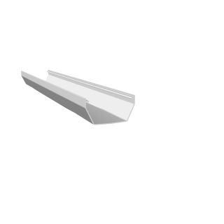 Freeflow Square Gutter 4 metre - White