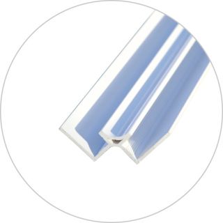 Geopanel PVC 10.5mm Internal Corner White