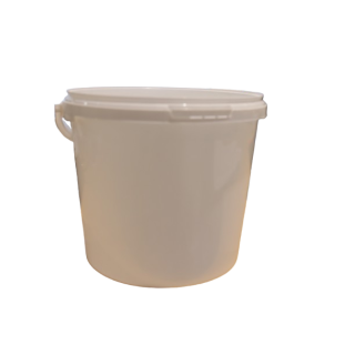5Lt White Plastic Tub (No Lids Required)