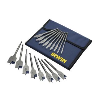 Irwin 17 Piece Flat Wood Bit Set