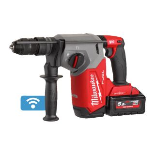 Milwaukee M18 Fuel 4-Mode 26 Mm Sds-Plus Hammer With Fixtec Chuck And One-Key