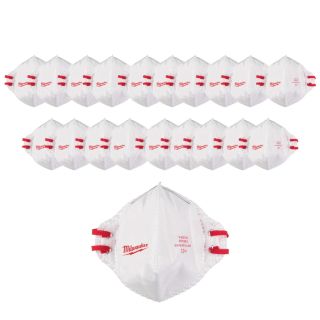 Milwaukee FFP2 Respirator Foldable 20pk