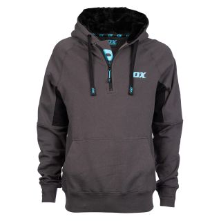 OX Hoodie - M - Black - Grey
