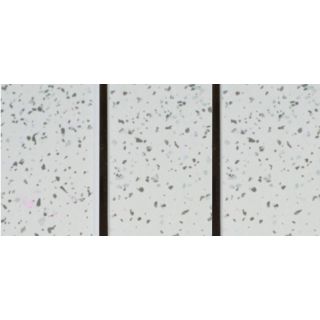 The Moderna Collection PVC Cladding 250mm Wide-White Sparkle with Silver Strip