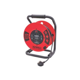 Faithfull 40m 13A Heavy Duty Cable Reel