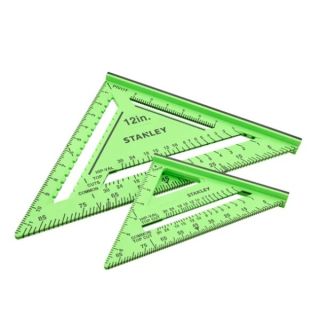 Stanley 175 & 300mm (7 & 12in) Hi-Vis Square Twin Pack