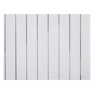 The Classique Collection PVC Cladding 250mm Wide-2 Strip White/Silver