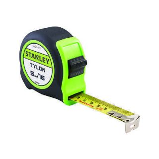 Stanley 5m (16ft) Hi-Vis Tylon Tape