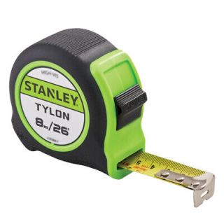 Stanley 8m (26ft) Hi-Vis Tylon Tape