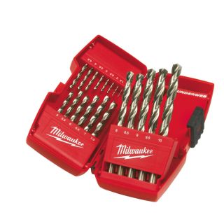 Milwaukee 19 Piece Thunderweb HSS-G D338 Metal Drill Bit Set