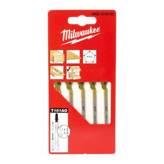 Milwaukee T101AO 50mm x 1.35mm Curve Jigsaw Blades 5pc