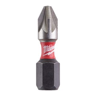 Milwaukee 25 Piece ShockWave Impact Duty PZ2 x 25mm Screwdriving Bit Set