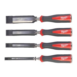 Milwaukee Beveled Edge Chisels Set 4Pc