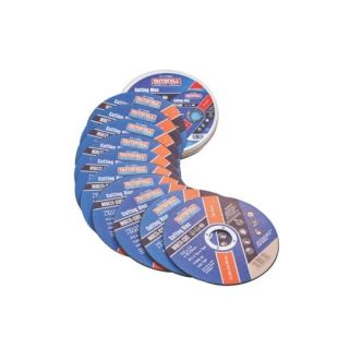 Faithfull 115mm (4.5in) Multi-Cut Discs (Tin of 10)