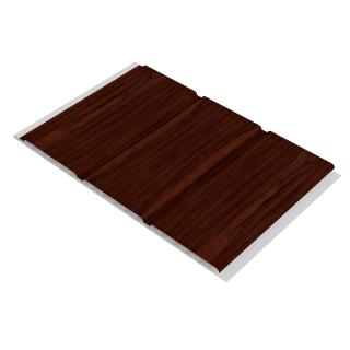 300mm Hollow Soffit - WG Rosewood