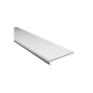 250mm Bullnose Window Board - White